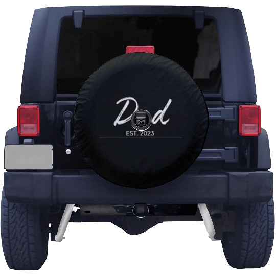 DAD EST.2023, Daddy To Be Spare Tire Covers