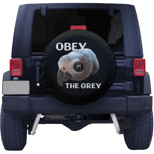 Obey The Grey - African Grey Parrot Spare Tire Covers