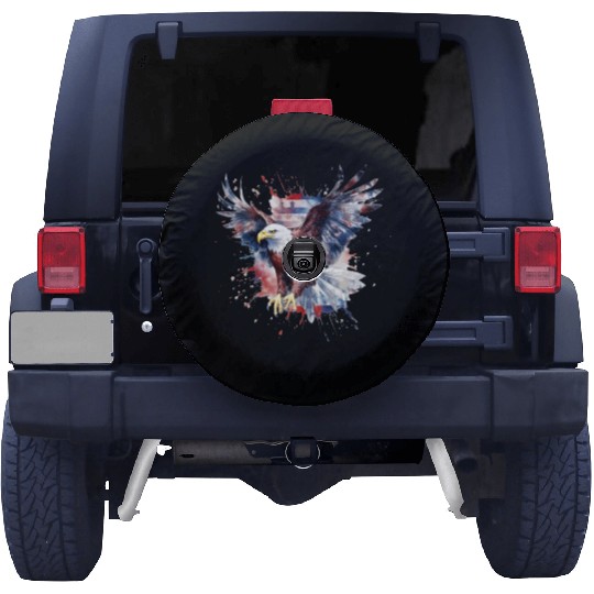 Eagle 4Th July Independent Day Spare Tire Covers