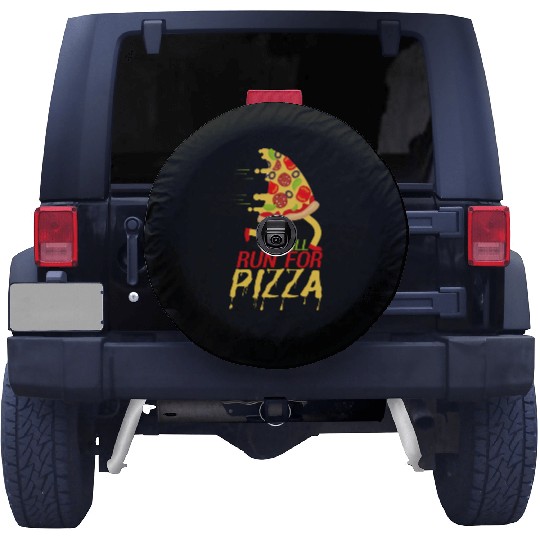 Will run for pizza Spare Tire Covers