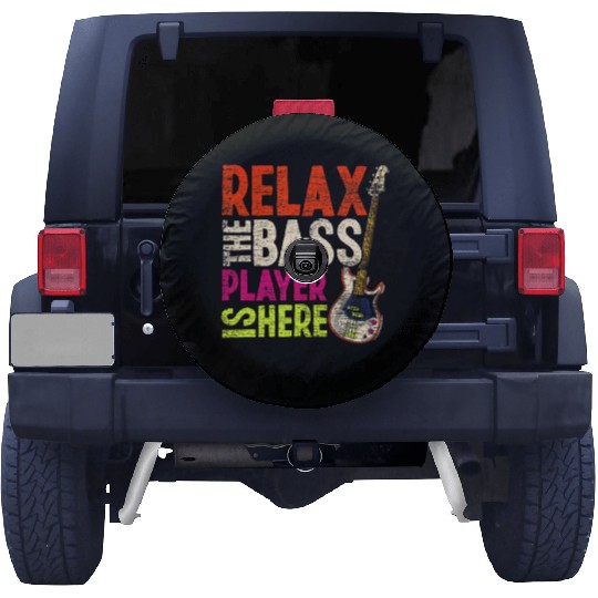 Relax The Bass Player Is Here Bass Guitar Spare Tire Covers