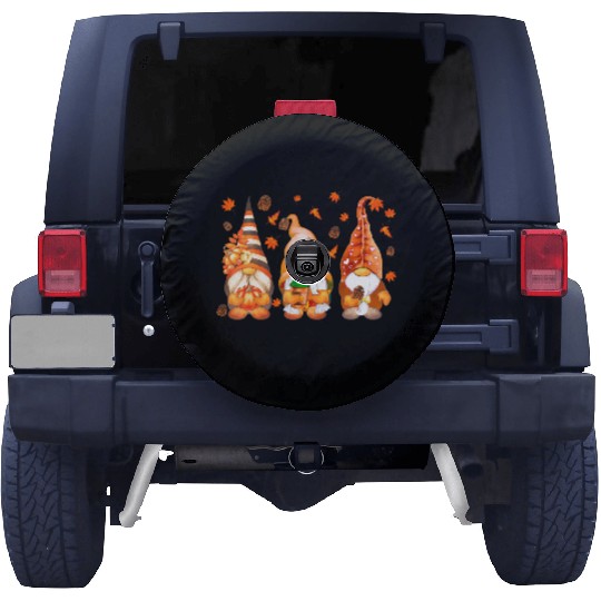 It's Fall Y'all Cute Gnomes Pumpkin Autumn Fall Spare Tire Covers