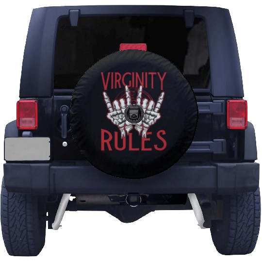 Virginity Rules Nerd Summer Camp Spare Tire Covers