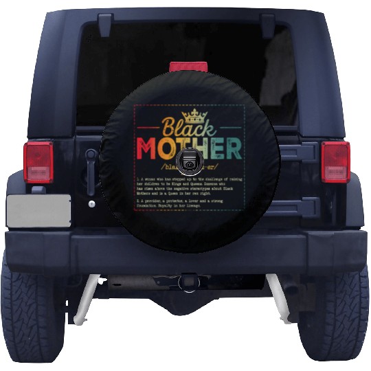 Black Mother African Americans Mothers Day Junetee Spare Tire Covers