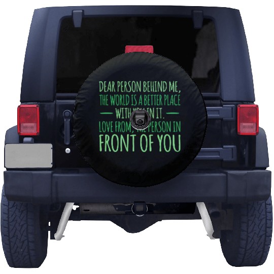 Person Behind Metal Health Awareness Supporter Spare Tire Covers