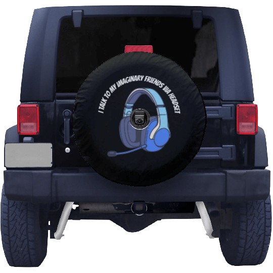 Gamer Imaginary Friends Spare Tire Covers