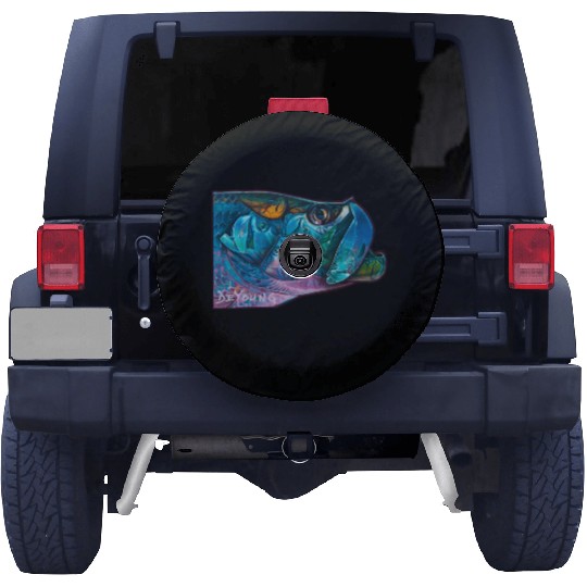 Tarpon Kaleidoscope Saltwater Fly Fishing Spare Tire Covers
