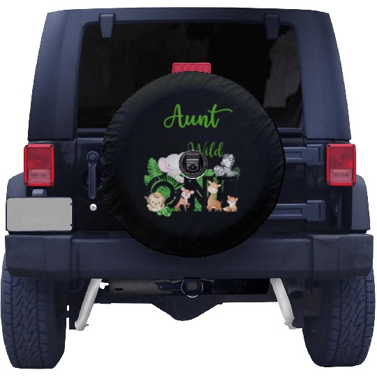 Aunt of The Wild One Zoo 39 s Happy Birthday Spare Tire Covers