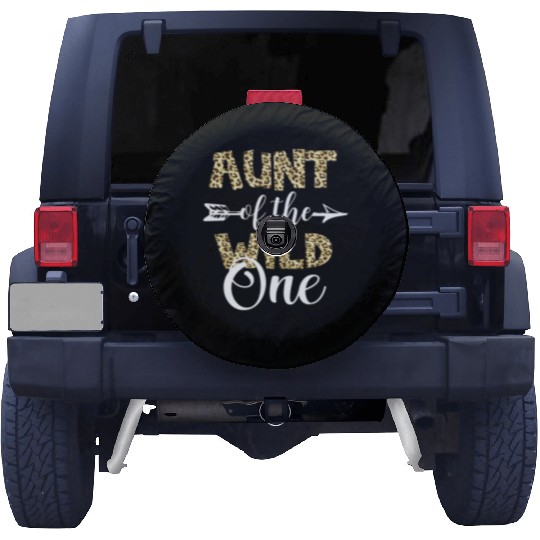 Aunt Of The Wild One Zoo Themed 1st Birthday Spare Tire Covers