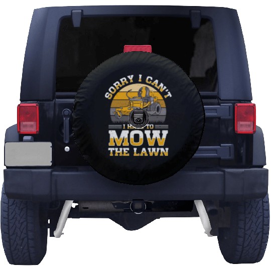 Lawn Mowing Lawn Mower Gardener Gardening Spare Tire Covers