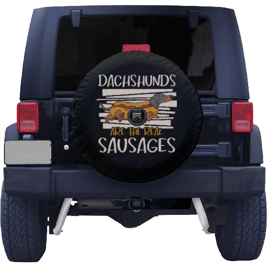 Dachshund Dogs Are The Real Sausages Spare Tire Covers