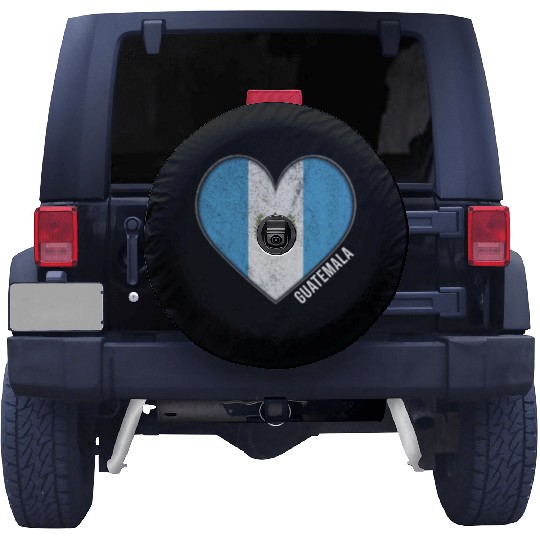 Guatemala Flag Spare Tire Covers