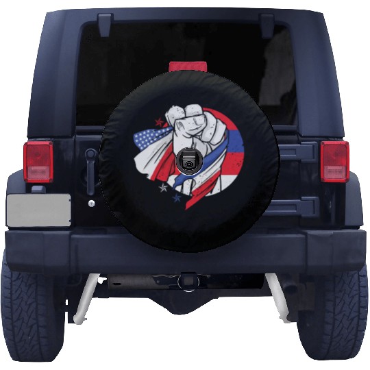 American Pride US Patriots American Fist Loverty Spare Tire Covers