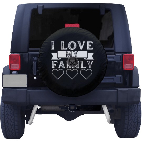 I LOVE MY FAMILY. Spare Tire Covers