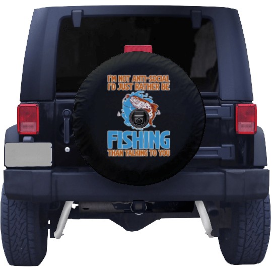 I'd Just Rather Be Fishing Than Talking To You 2 Spare Tire Covers