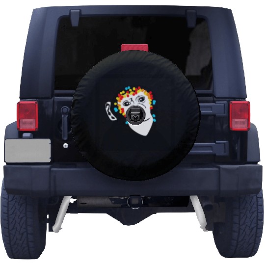 Monkey Face Monkey Monkey Spare Tire Covers