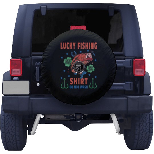 Lucky Fishing Do Not Wash Fish Rod Fisher Spare Tire Covers