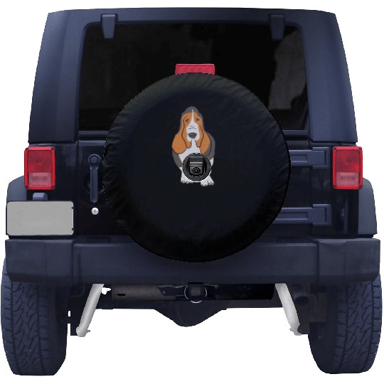 Basset Hound In Pocket Basset Dog Spare Tire Covers