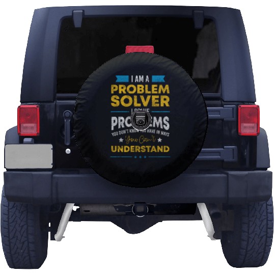 Not My Problem Solutions Sayings Positive Spare Tire Covers