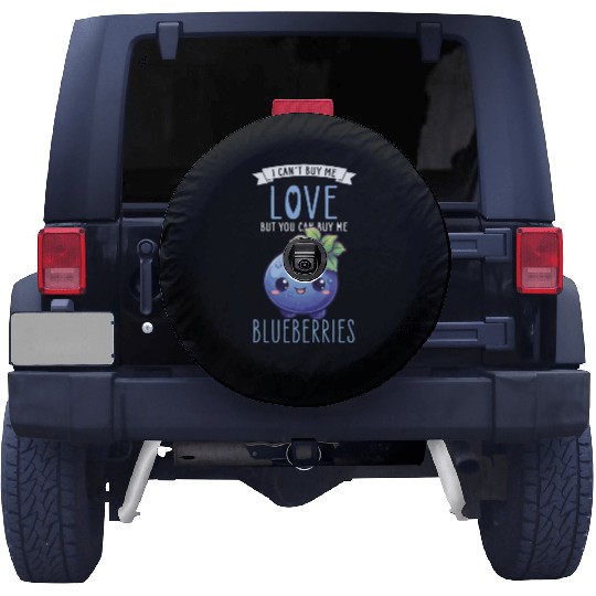 Blueberries Kawaii Spare Tire Covers