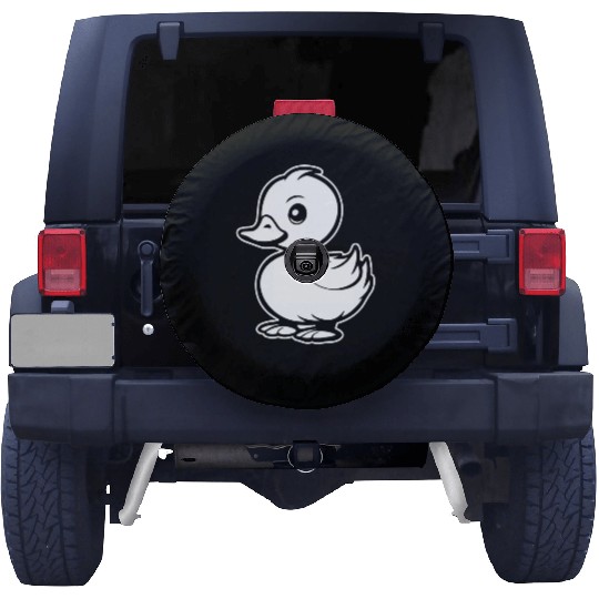 Duck Bird Nature Pond Spare Tire Covers
