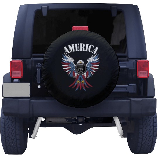 America Eagle Spare Tire Covers