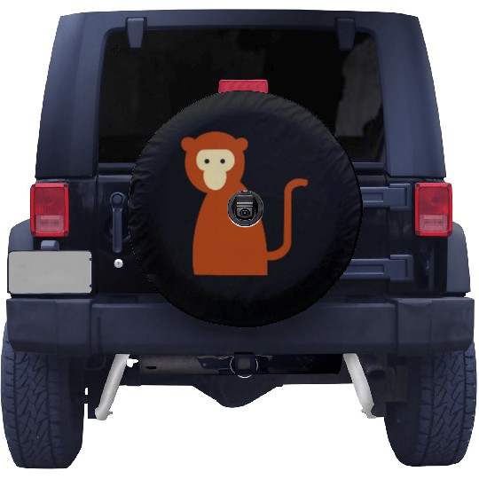 Brown Monkey Spare Tire Covers