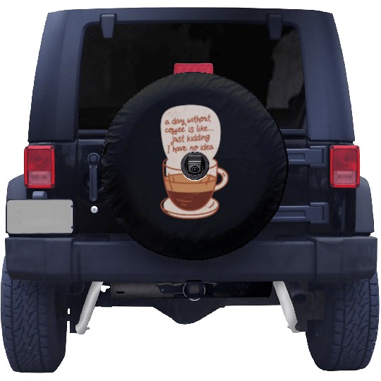 Fun Coffee Spare Tire Covers