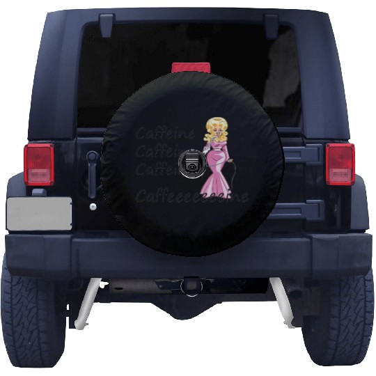 Dolly Parton fan; coffee drinker; caffeine Spare Tire Covers
