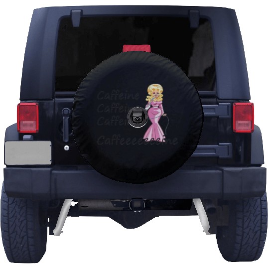 Dolly Parton fan; coffee drinker; caffeine Spare Tire Covers