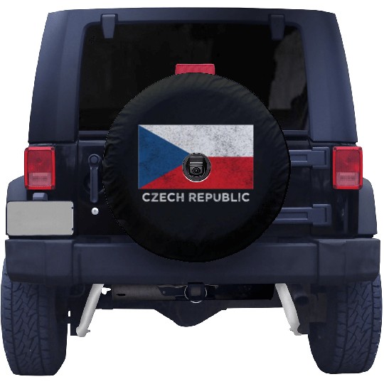 Czech Republic National Flag For Spare Tire Covers