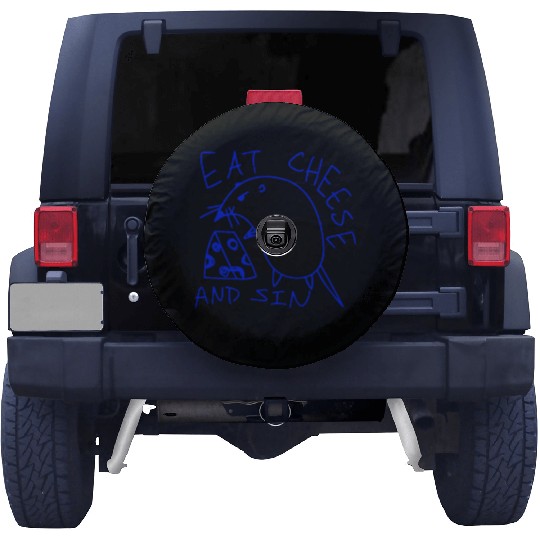 Eat cheese and sin Spare Tire Covers
