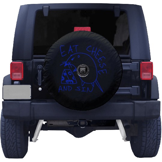 Eat cheese and sin Spare Tire Covers