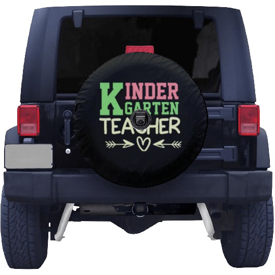 FUNNY TEACHER KINDERGARTEN CLASS OF 2024 Spare Tire Covers