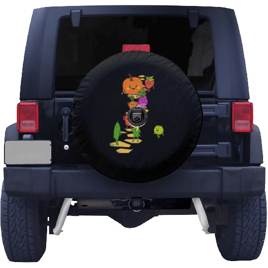 Farm Harvest Green Spare Tire Covers- From Garden to barn