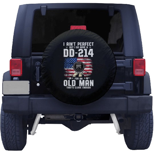 US Army DD-214 American Flag Spare Tire Covers