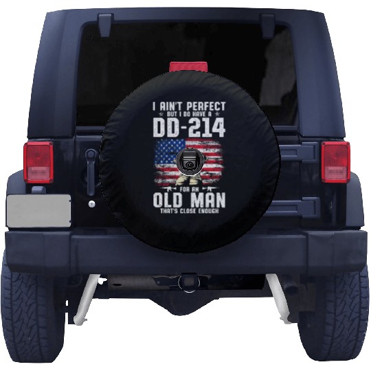 US Army DD-214 American Flag Spare Tire Covers