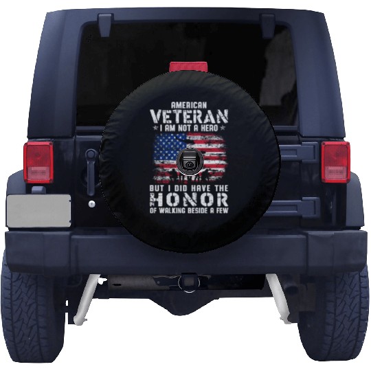 US Army Veteran American Veteran Flag Spare Tire Covers