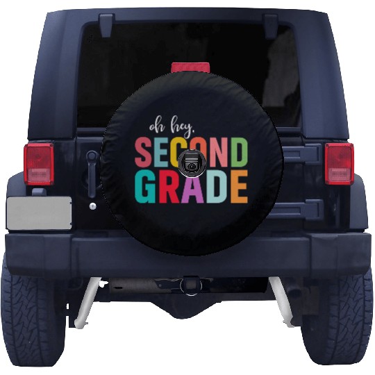 Back To School Oh Hey 2nd Grade Spare Tire Covers