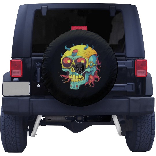 zombie skull skull Spare Tire Covers
