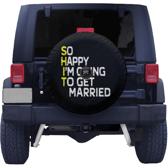 Getting Married Funny Engagement Party Gag Groom Spare Tire Covers