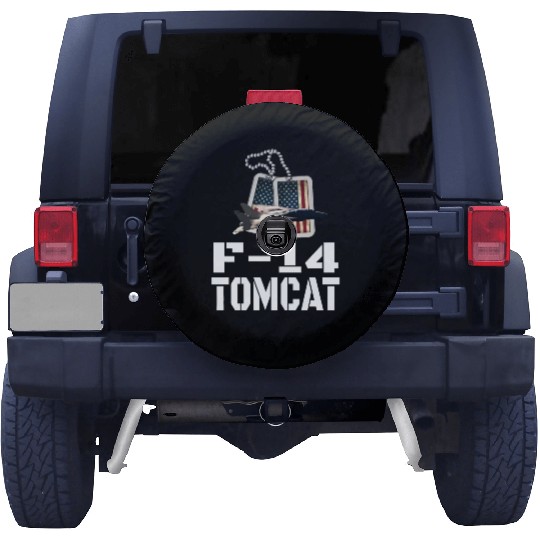 F 14 Tomcat US Flag Spare Tire Covers