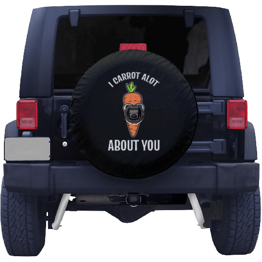 Carrot Pun Vegetable Farmer Spare Tire Covers