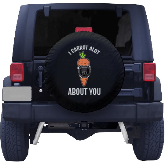 Carrot Pun Vegetable Farmer Spare Tire Covers