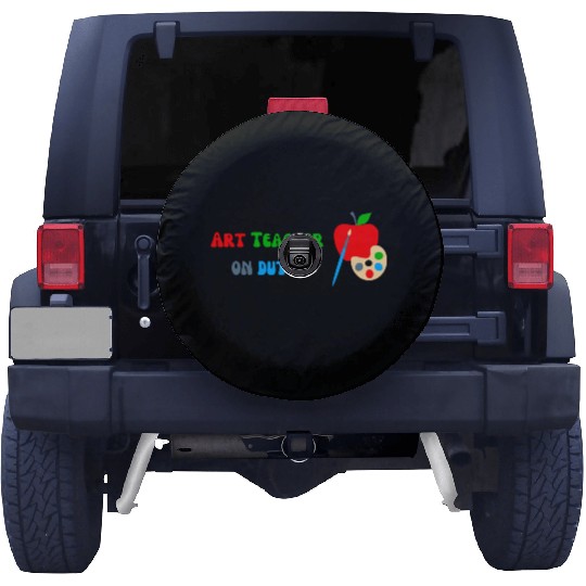 Art Teacher On Duty Spare Tire Covers