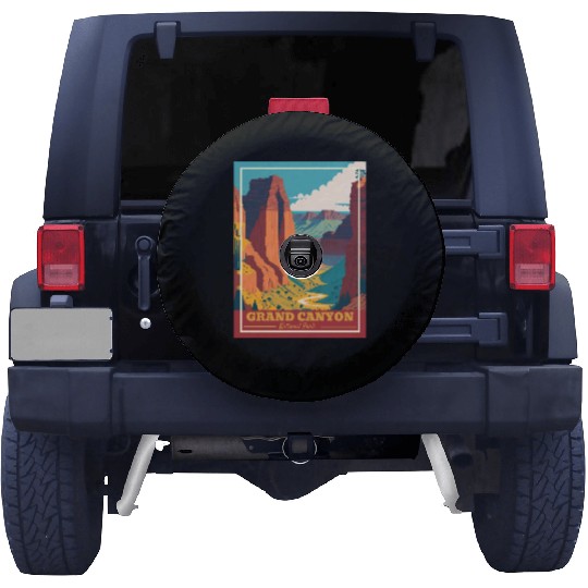 Grand Canyon National Park Arizonna Vintage Spare Tire Covers