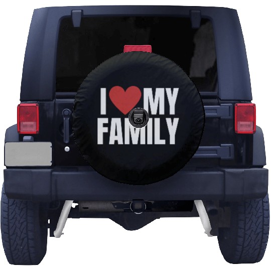 I Love My Family Gathering Reunion Celebration Spare Tire Covers
