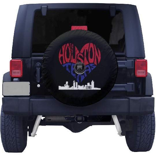 Houston Texas Pride Embrace the Spirit Spare Tire Covers
