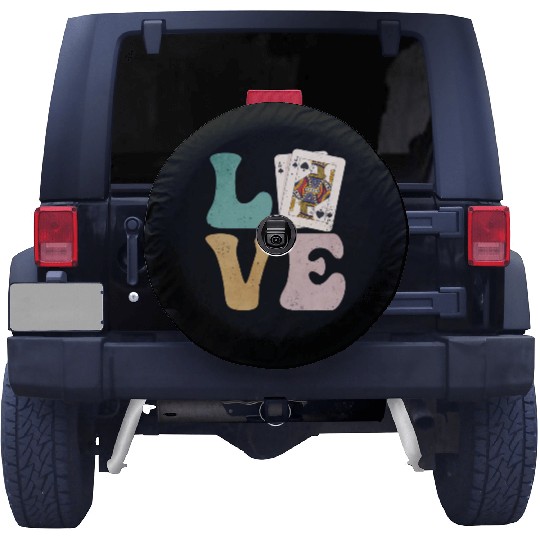 Blackjack Gambling Cards Spare Tire Covers