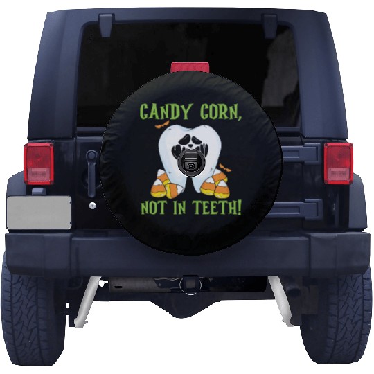 Candy Corn, Not in Teeth! Spare Tire Covers